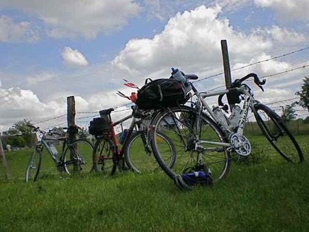 bicycles at the farm