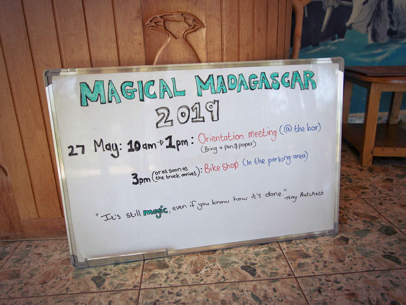 The beginning of the 2019 TDA Magical Madagascar